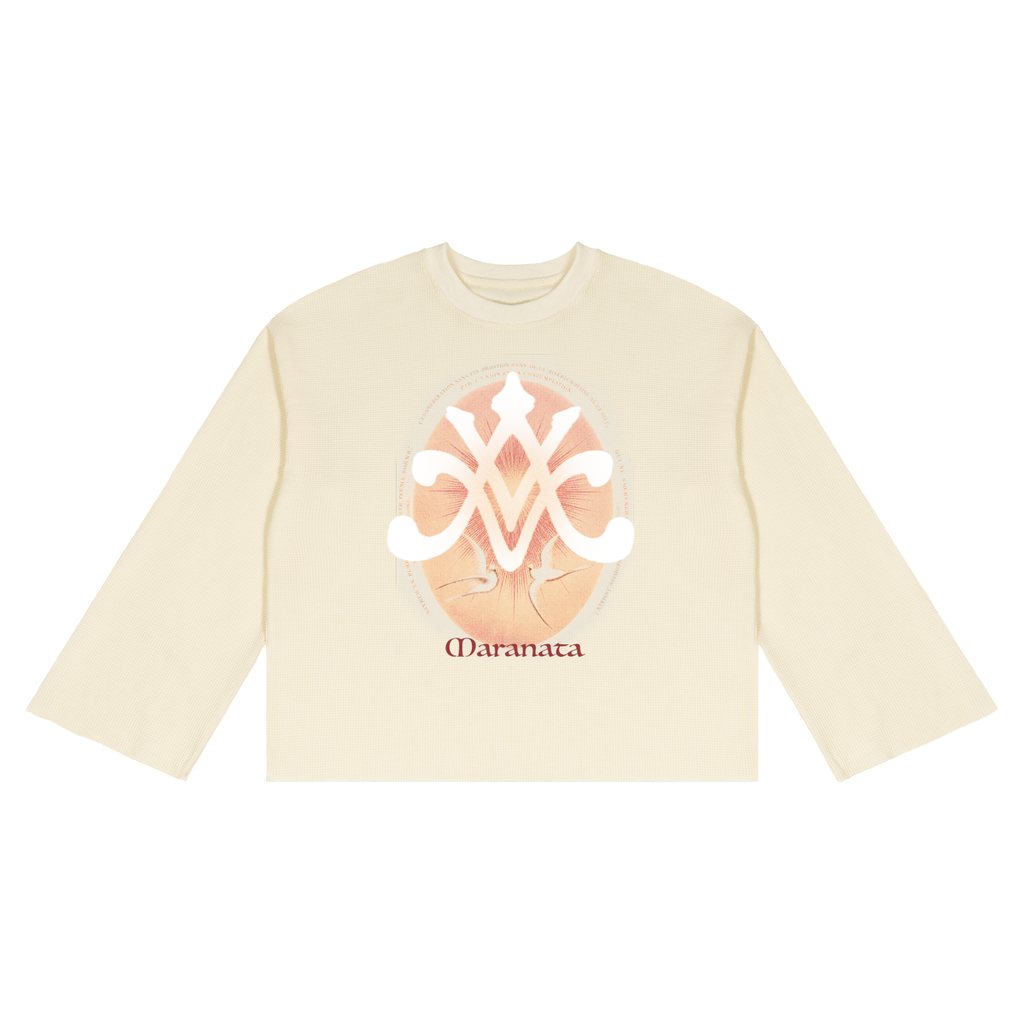 Maranta Waffle Raw Edge T-Shirt